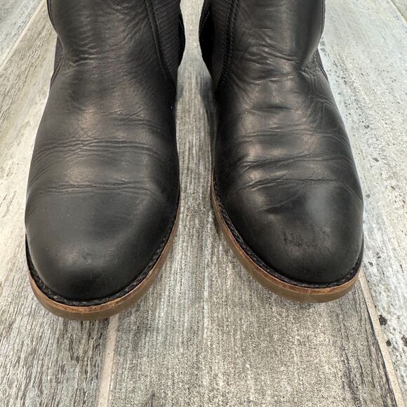 Merrell Adaline Tall Leather Riding Boots w/Zip&Buckle Black Womens Select Grip - Picture 6 of 8